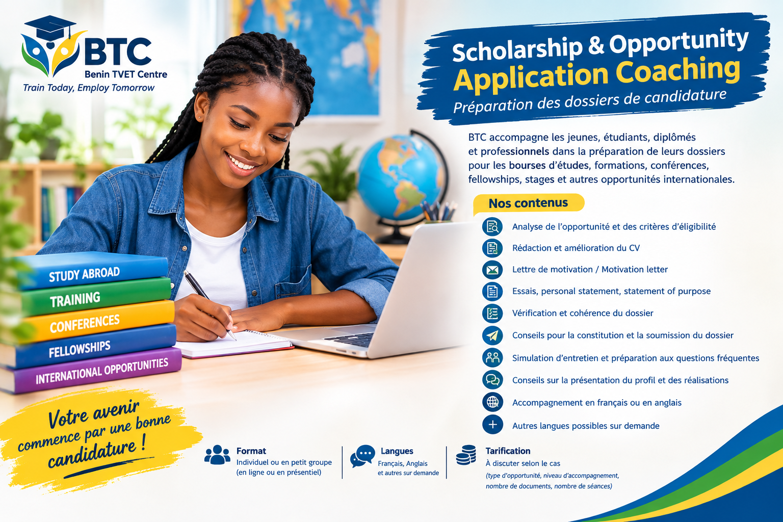 Préparation des dossiers de candidature / Scholarship & Opportunity Application Coaching